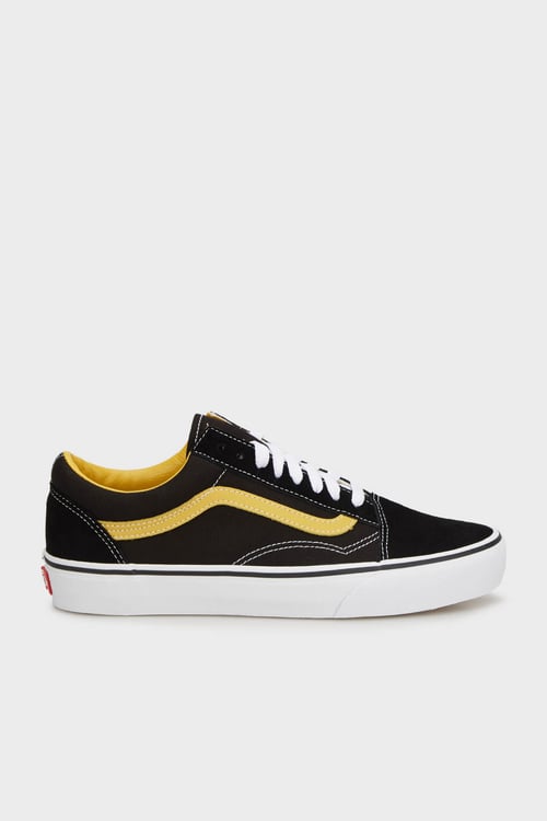 Old Skool Logolu Süet Sneaker Unisex Ayakkabı VN000CR5YLW1 SİYAH-SARI