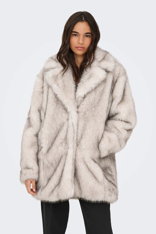 Onldawn Regular Fit Kruvaze Yaka Kadın Mont 15348976 TAŞ