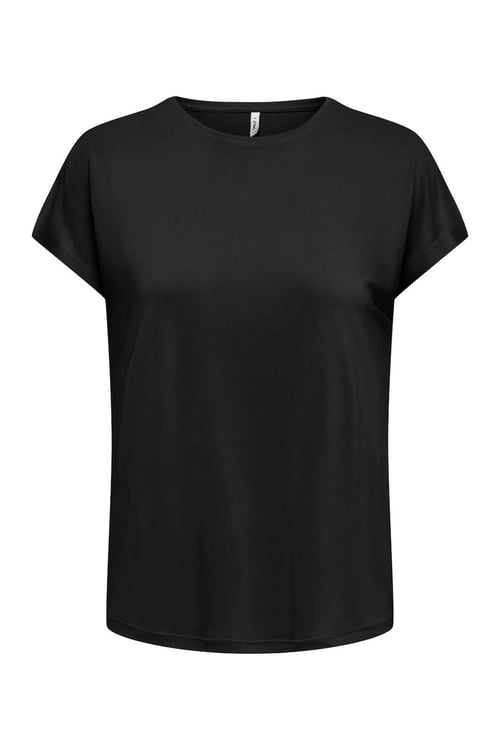 Onlhannah Regular Fit Bisiklet Yaka Basic Kadın T Shirt 15371576 SİYAH