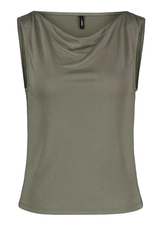 Onlhannah Regular Fit Degaje Yaka Kadın Atlet 15375269 YEŞİL