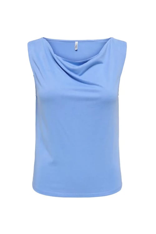 Onlhannah Regular Fit Degaje Yaka Kadın Atlet 15375269 MAVİ