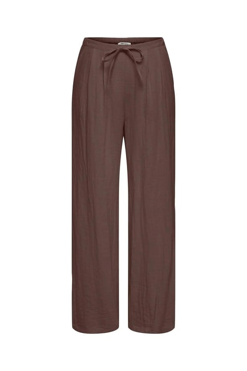 Onlita Wide Leg Yüksek Bel Bol Paça Kadın Pantolon 15370273 KAHVE