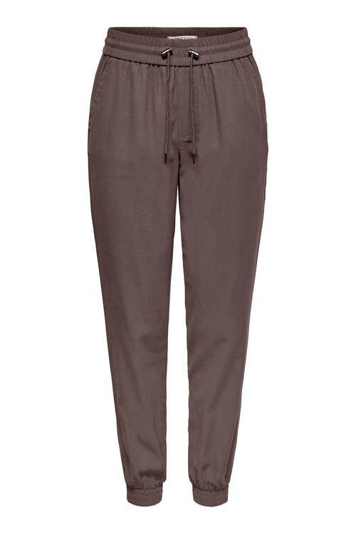 Onlkelda Regular Fit Normal Bel Lastikli Paça Cepli Jogger Kadın Pantolon 15203946 KAHVE