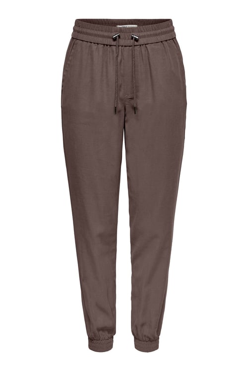 Onlkelda Regular Fit Normal Bel Lastikli Paça Cepli Jogger Kadın Pantolon 15203946 KAHVE