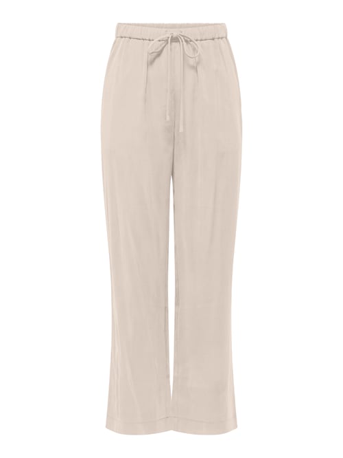 Onlmadeli Regular Fit Yüksek Bel Bağlamalı Kadın Pantolon 15371523 TAŞ