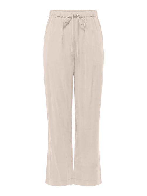 Onlmadeli Regular Fit Yüksek Bel Bağlamalı Kadın Pantolon 15371523 TAŞ