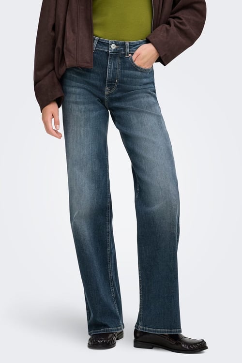 Onlmadison Jeans Kadın Kot Pantolon 15363244 KOYU MAVİ
