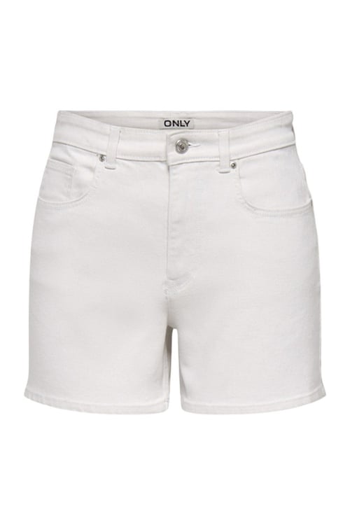 Onlphine Pamuklu Regular Fit Kot Kadın Short 15372986 BEYAZ