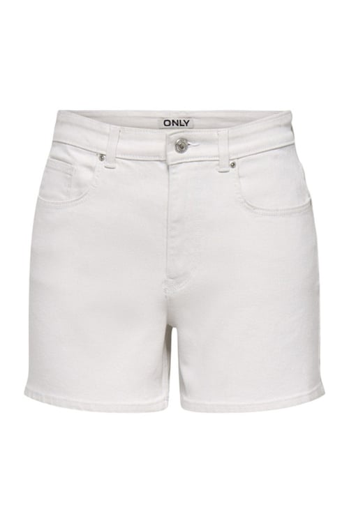 Onlphine Pamuklu Regular Fit Kot Kadın Short 15372986 BEYAZ