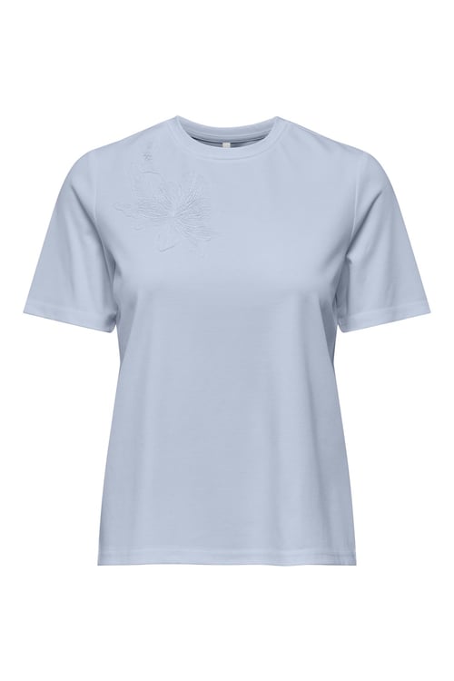 Onlsophia Regular Fit Bisiklet Yaka Kadın T Shirt 15368560 MAVİ