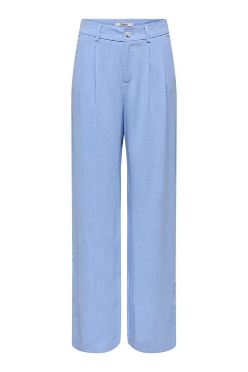 Only Onlsiesta Yüksek Bel Bol Paça Kadın Pantolon 15367424 MAVİ