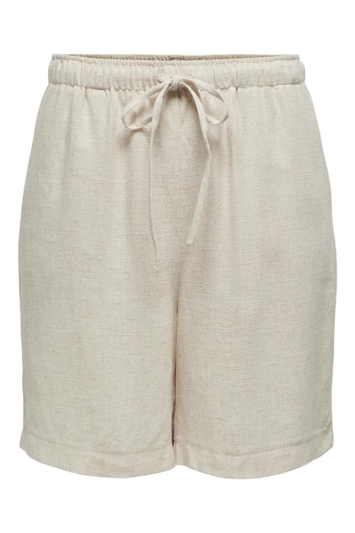Only Onlsiesta Yüksek Bel Regular Fit Bayan Short 15322264 BEJ