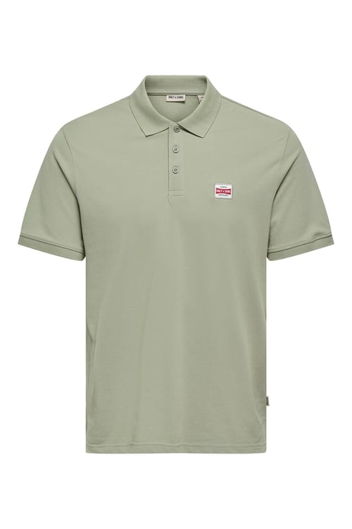 Onsdawson Pamuklu Regular Fit Düğmeli Erkek Polo Yaka T Shirt 22036883 AÇIK YEŞİL
