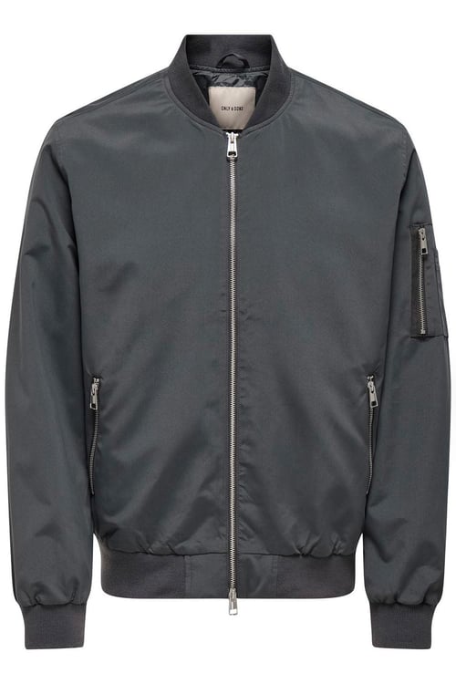 Onslando Regular Fit Kolej Yaka Erkek Mont 22036701 GRİ