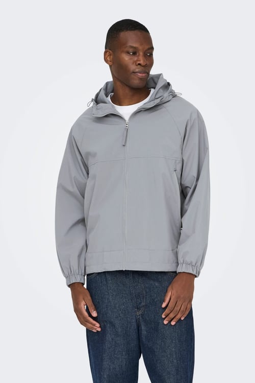 Onssean Regular Fit Kapüşon Yaka Erkek Mont 22036737 GRİ
