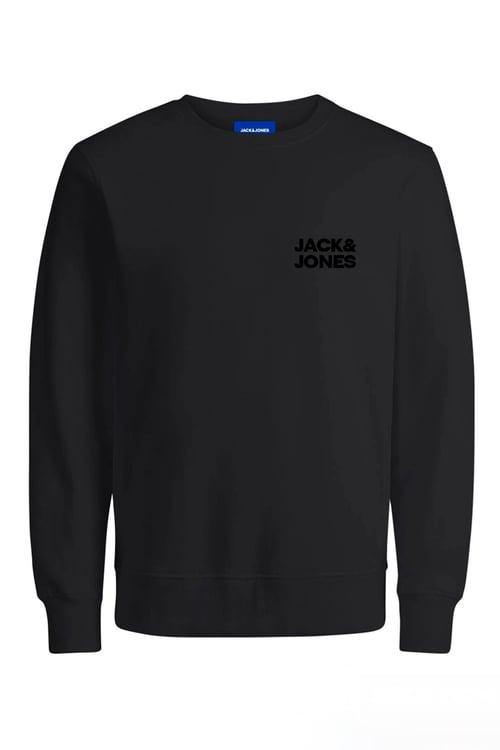 Originals Jorlogo Pamuklu Relaxed Fit Logolu Bisiklet Yaka Erkek Sweat 12290659 SİYAH