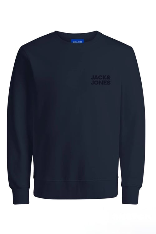 Originals Jorlogo Pamuklu Relaxed Fit Logolu Bisiklet Yaka Erkek Sweat 12290659 LACİVERT