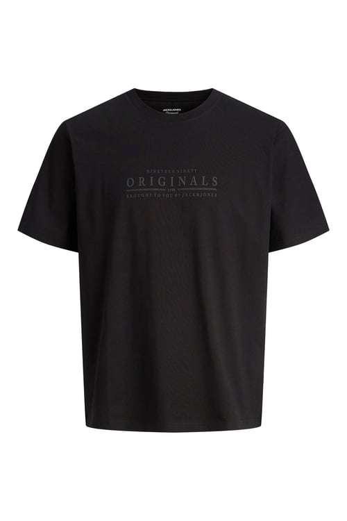 Originals Logolu Pamuklu Regular Fit Bisiklet Yaka Erkek T Shirt 12290315 SİYAH