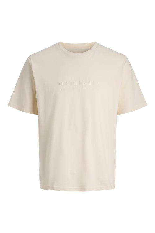 Originals Logolu Pamuklu Regular Fit Bisiklet Yaka Erkek T Shirt 12290315 BEJ