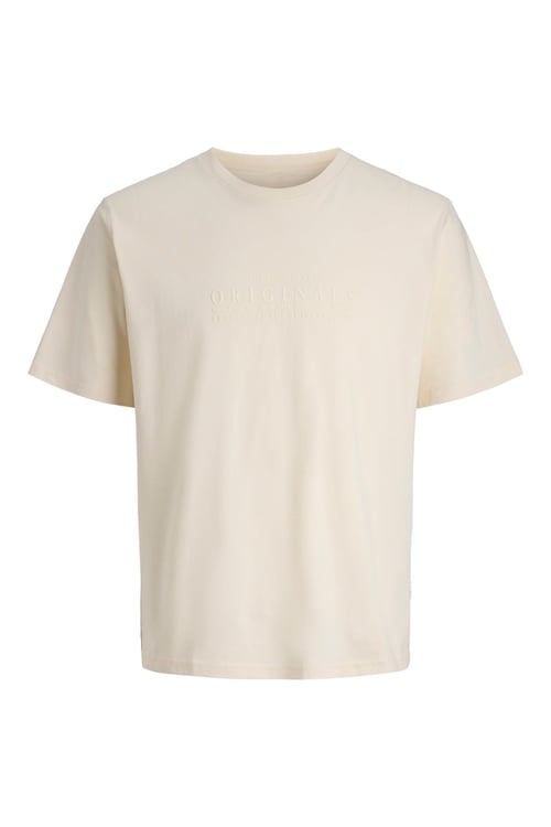 Originals Logolu Pamuklu Regular Fit Bisiklet Yaka Erkek T Shirt 12290315 BEJ