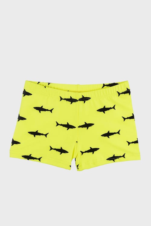 Pack Shark Desenli Erkek Çocuk Mayo Short SM20120111 SARI