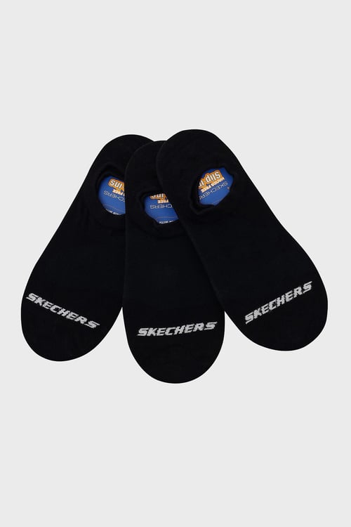 Pamuklu Logolu 3 Pack Unisex Çorap S2520314-3817 SİYAH