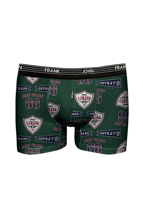 Pamuklu Logolu Erkek Boxer JFBDEG13 Multicolor