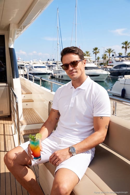 Pamuklu Regular Fit Düğmeli Erkek Polo Yaka T Shirt 5902127 BEYAZ