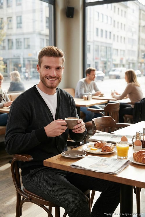 Pamuklu Regular Fit Düğmeli V Yaka Erkek Hırka 456205 ANTRASİT
