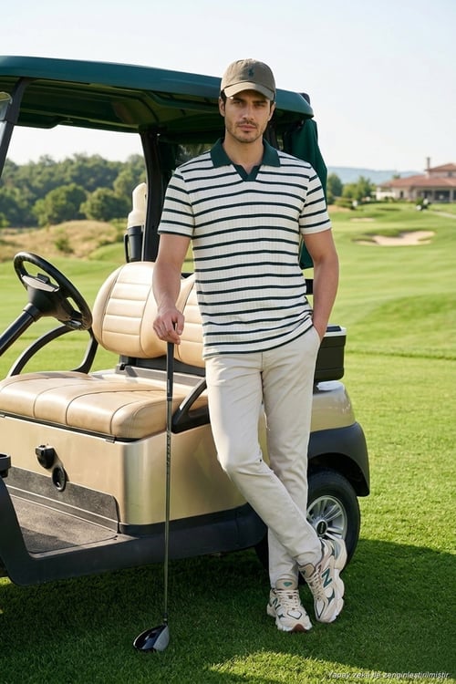 Pamuklu Regular Fit Erkek Polo T Shirt 5904022 NEFTİ