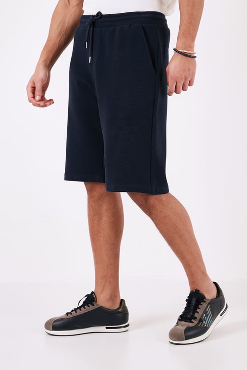 Pamuklu Relaxed Fit Cepli Erkek Short 5908023 İNDİGO