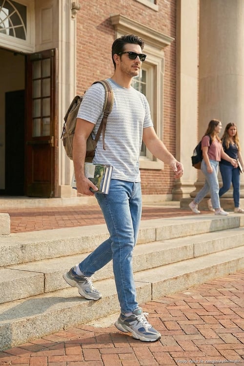 Pamuklu Slim Fit Normal Bel Jeans Erkek Kot Pantolon 3300C511TOKYO AÇIK MAVİ