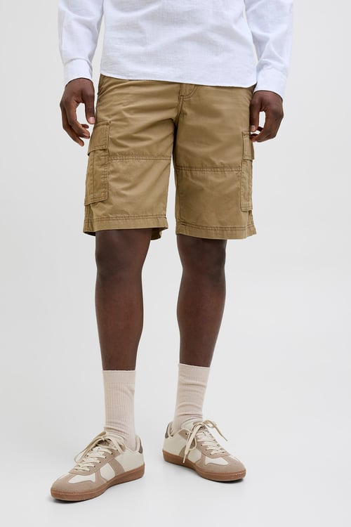 Pants Studio Jpstcole Pamuklu Relaxed Fit Kargo Erkek Short 12274389 BEJ