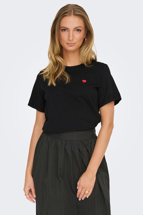 pisa Pamuklu Regular Fit Bisiklet Yaka Kadın T Shirt 15298612 SİYAH