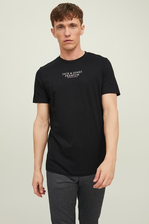 Premium % 100 Pamuk Regular Fit Bisiklet Yaka Erkek T Shirt 12217167 SİYAH