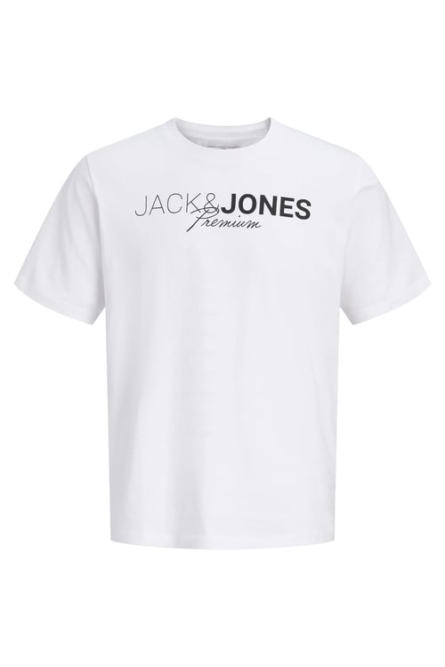 Premium Jprblaneo % 100 Pamuk Normal Kalıp Baskılı Bisiklet Yaka Erkek T Shirt 12298018 BEYAZ