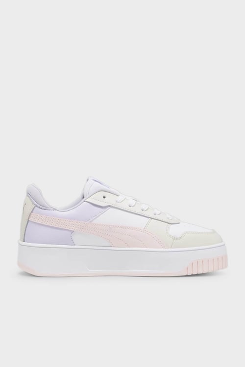 Puma Carina Kalın Topuk SoftFoam Günlük Spor Kadın Ayakkabı 38939010 BEYAZ-PEMBE