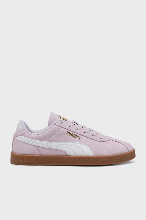 Puma Club II Softfoam Süet Sneaker Unisex Ayakkabı 39744412 Lila-Beyaz