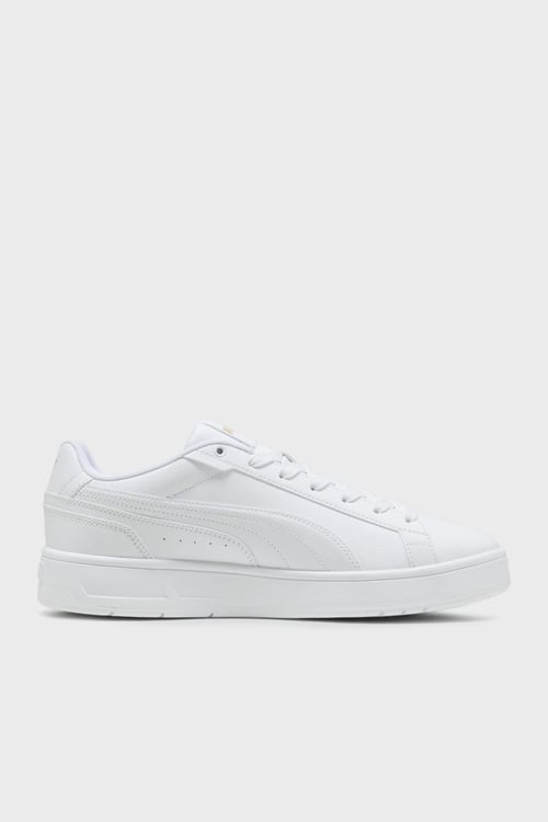 Puma Court Classico Logolu Kalın Taban Sneaker Unisex Ayakkabı 40028405 BEYAZ