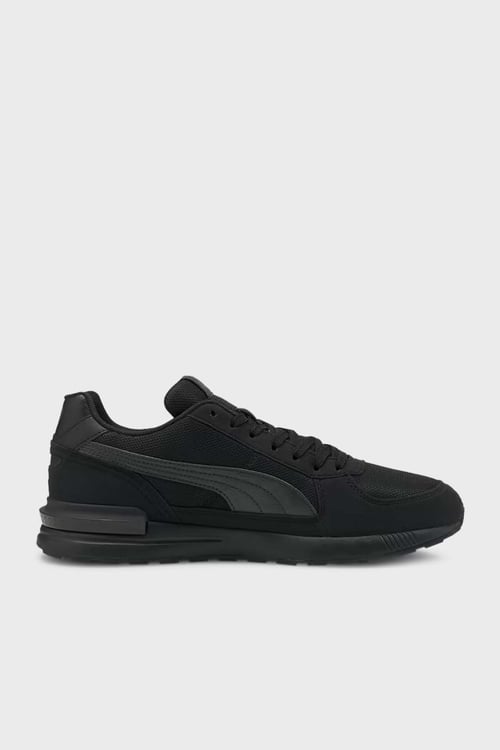 Puma Graviton Logolu Fileli Günlük Sneaker Erkek Ayakkabı 38073801 SİYAH