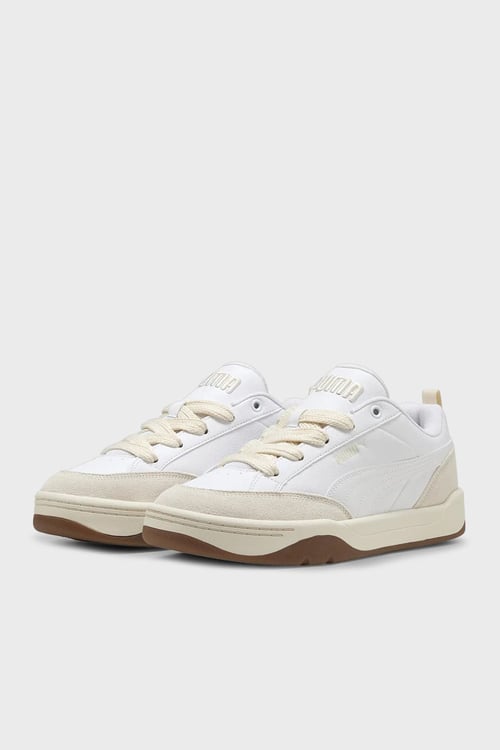Puma Park Lifestyle OG Logolu Sneaker Unisex Ayakkabı 39726211 Beyaz-Krem