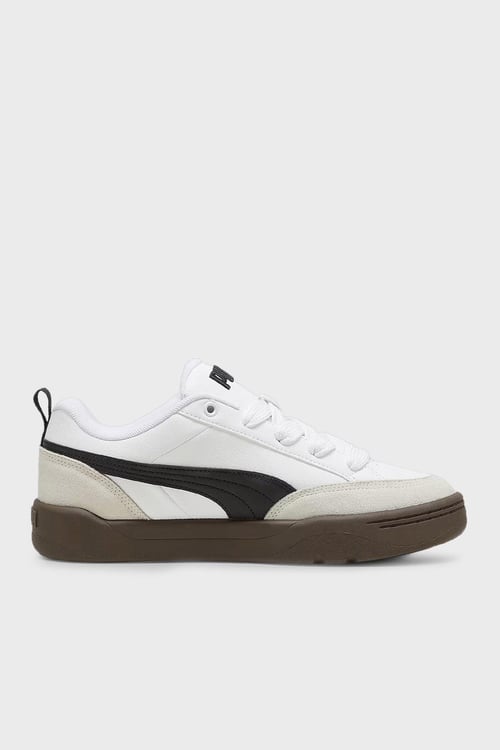 Puma Park Lifestyle OG Logolu Süet Detaylı Sneaker Unisex Ayakkabı 39726201 BEYAZ-SİYAH