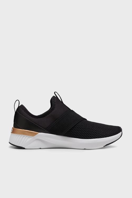 Puma Softride Harli Slip on Wns Bant Detaylı Logolu Sneaker Bayan Ayakkabı 31147101 SİYAH