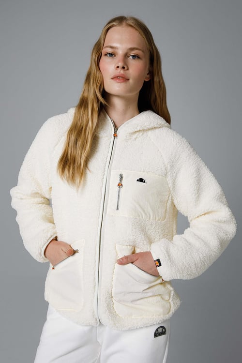 Regular Fit Kapüşonlu Yumuşak Dokulu Kadın Ceket EF169-BG BEJ