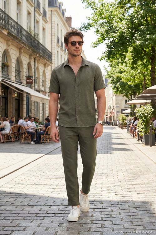 Regular Fit Normal Bel Düz Paça Erkek Pantolon CF26S611639 KAHVE