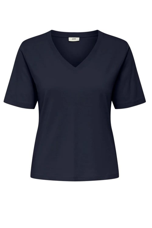 rex % 100 Pamuk Regular Fit V Yaka Kadın T Shirt 15352294 KOYU LACIVERT