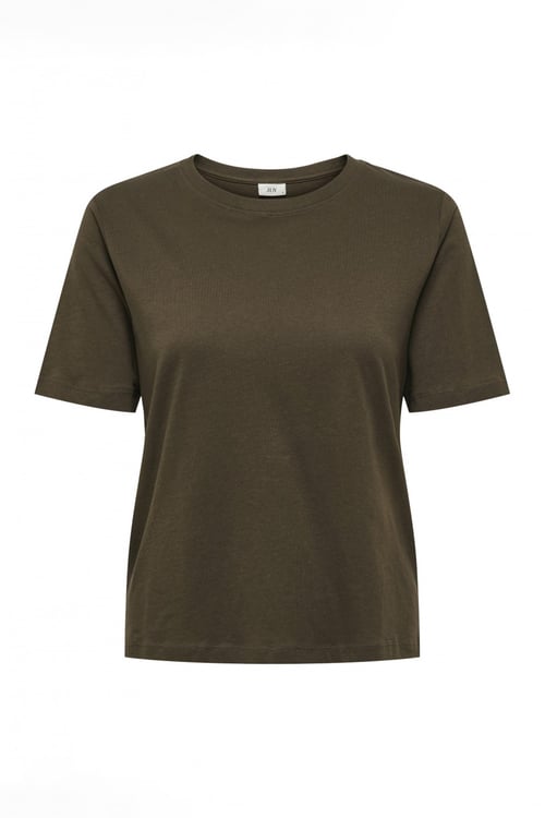 rex % 100 Pamuk Regular Fit Yuvarlak Yaka Kadın T Shirt 15344612 KOYU KAHVE