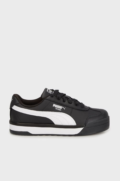 Roma Feminine Wns Logolu Hakiki Deri Sneaker Kadın Ayakkabı 39860902 SİYAH-BEYAZ