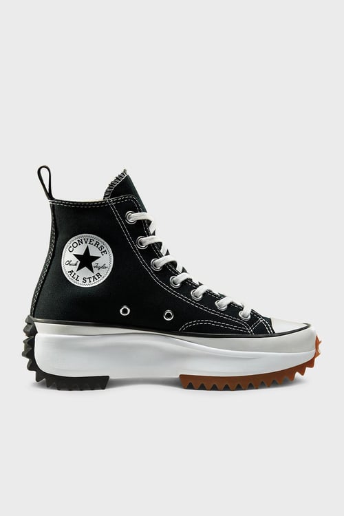 Run Star Hike Bilekli Sneaker Kadın Ayakkabı 166800C 001 SİYAH-BEYAZ