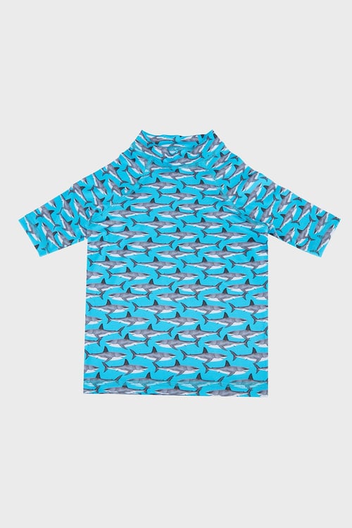 Santana Uv Korumalı Kısa Kollu Mayo Erkek Çocuk T Shirt ST2631000003 MAVİ
